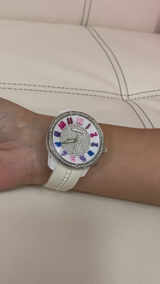 TENDENCE TG930107R Quartz Watch, Case Width Approximately 1.9" (including crown), Battery Replaced