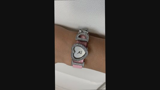 Dolce & Gabbana I Love D&G Heart Quartz Women's Watch Pink Leather Working